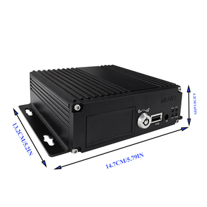 Đầu ra <span class=keywords><strong>video</strong></span> độ phân giải 1080P 4 kênh cho xe tải và xe buýt đầu ghi <span class=keywords><strong>video</strong></span> kỹ thuật số mdvr - Product Image 2