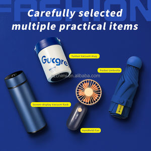 Confezione Regalo Executive <span class=keywords><strong>2</strong></span> in 1: Tumbler in Acciaio Inox 316 da 420ml e Ombrello, Regalo Aziendale con Logo Personalizzato, Gadget Promozionale - Product Image 5