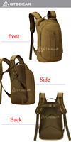 Sac d'ordinateur portable GTSGEAR BPL05 C1 pour le sport, les voyages en plein air, imperméable, portable, avec fermeture éclair, pour la randonnée, l'école, excellent cadeau pour hommes et femmes