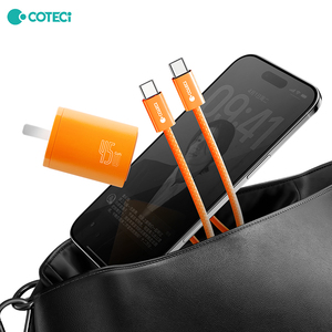 Coteci USB C Để C Ngày Cáp Nhanh Chóng Sạc Pd QC 45W Gan <span class=keywords><strong>Adapter</strong></span> Power Charger Kit Cam Điện Thoại Sạc Cho iPhone 17 Pro Max - Product Image 6