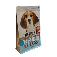 STPP a développé des sacs personnalisés en plastique à fond plat avec fermeture éclair pour aliments pour chiens, conformes aux normes GMP, pour l'emballage de nourriture pour animaux de compagnie.