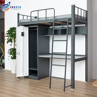 2022 Neues Design Hochwertige Wohnung Stahl möbel Metall Etagen bett für Erwachsene