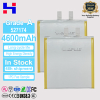 Sel Baterai Laptop Semi-solid State HS 527174 3.8V 4600mAh, 300 Siklus, Garansi 12 Bulan, Bersertifikasi CE MSDS untuk Notebook dan Tablet