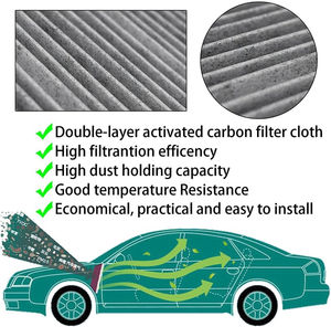 Filter Udara Kabin 7H0819631 95581963100 95557221910 LA182 CU2842 LAK182 CUK2842 untuk VW AUDI PORSCHE Transporter Q7 Cayenne T5 T6 - Product Image 4