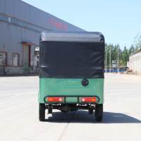 Tuk-tuk d'exportation à double étage, véhicule de transport de passagers à carrosserie ouverte, alimenté à l'essence, avec moteur vertical refroidi par eau de 201-250 cm³
