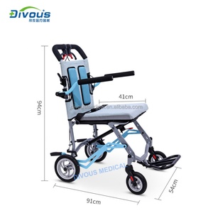 Traveling Elderly Walker Portable Lightweight Folding Manual Wheelchair for the Disabled Take on Airplane - Product Image 5
