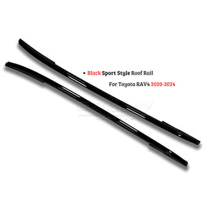 Barra portaequipajes <span class=keywords><strong>para</strong></span> techo todoterreno, plástico, negro, plateado, ABS, deportivo, estilo <span class=keywords><strong>integrado</strong></span>, portaequipajes <span class=keywords><strong>para</strong></span> techo <span class=keywords><strong>para</strong></span> Toyota RAV4 2020 2021 2023 2024 - Product Image 3