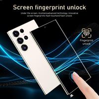 Nouveau Smartphone Android 12 S24 Ultra 5G à Prix Abordable 2025, 12 Go + 1 To, Grand Écran 6,8 Pouces, Batterie 6800 mAh, Double Carte SIM, Téléphone Portable de Jeu