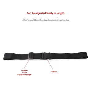 Custom Design Gepäck gurte Set Verstellbare Koffer gürtel Silikon Gepäck anhänger mit Namens ausweis - Product Image 2