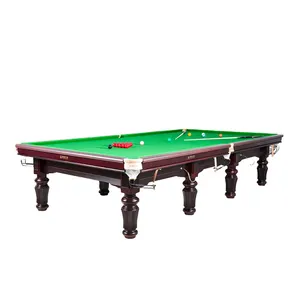 Massief Houten Been 100% Wol Groene Kleur Doek Luxe 12ft Snooker Board Tafels