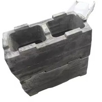 Nouveau design de briques de pavage en béton creuses et emboîtables, blocs de ciment en plastique en forme de I, durables