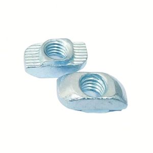 Tuercas hexagonales con brida UNC UNF 1/4 20 3/8 16 5/16 18 1/2 13 5/8 11 3/4 pulgadas de acero zincado, zincado amarillo, tuerca de inserción hexagonal de nailon con bloqueo - Product Image 1