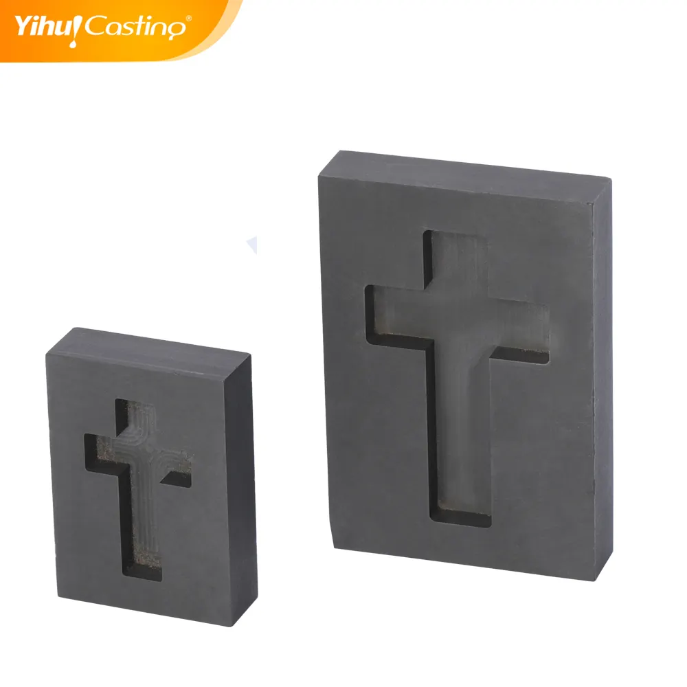 Yihui Graphite groove metal mold high-strength high-density and high-purity gold bar ingots