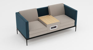 Muebles Modernos para Sala de Espera, Conjunto de Sofás para Reuniones de Visitantes, Sofá de Oficina con Respaldo Alto, Sofá Lounge, Sofá de Privacidad - Product Image 6