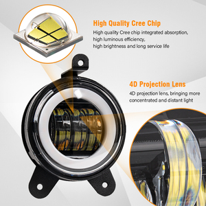 RCJ LED Lights Offroad LED fendinebbia 12V/24V 30W LED Driving Light LED Angel fendinebbia - Product Image 2