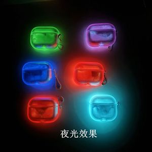 Pour <span class=keywords><strong>AirPods</strong></span> <span class=keywords><strong>Pro</strong></span> 2 3 Nouvelle coque de protection en TPU luminescente tendance anti-chute pour écouteurs <span class=keywords><strong>AirPods</strong></span> 3 4 - Product Image 2
