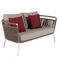 Ensemble de meubles d'extérieur en rotin imperméable de haute qualité et résistant aux intempéries, table et chaises durables pour cour et villa