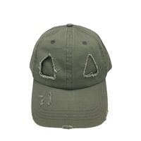 Casquette de baseball brodée personnalisée à 6 panneaux, effet vieilli, protection solaire, pour l'extérieur