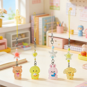 Cute Ice Jelly Nose Pendant <strong>Keychain</strong> Funny Bag Phone Case Hanging Ornament Kids Schoolbag Charm <strong>Bulk</strong> Wholesale - Product Image 4