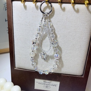 Cadena de Lujo para Teléfono con Cuentas de Cristal y Mariposas, Colgante y Amuleto de Hada Exquisito, Accesorio de Moda para Mujer - Product Image 2