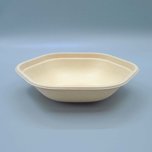Sinh thái thân thiện 750/1000ml dùng một lần salad Bowl compostable bã mía lục giác Takeaway Poke Bowl với nắp - Product Image 3