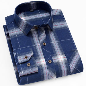 OEM / ODM Camisa De Franela <span class=keywords><strong>a</strong></span> Cuadros camicie <span class=keywords><strong>a</strong></span> <span class=keywords><strong>quadri</strong></span> da <span class=keywords><strong>uomo</strong></span> di alta qualità <span class=keywords><strong>a</strong></span> buon mercato abiti da <span class=keywords><strong>uomo</strong></span> per Business grossista fornitore - Product Image 4