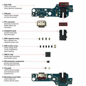 Carte de charge USB d'origine pour Itel A100 A673L, pièce de rechange pour téléphone portable - Product Image 2