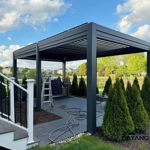 <span class=keywords><strong>Pergola</strong></span> d'extérieur élégante en aluminium, durable et résistante aux intempéries, arche, abri, pavillon et gazebo - Product Image 5