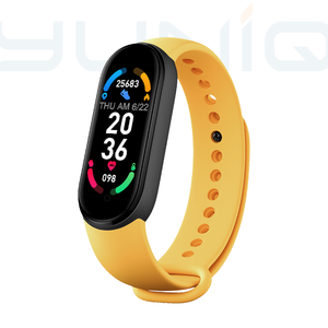 Yuniq 2022 Popular <span class=keywords><strong>Mi</strong></span> <span class=keywords><strong>Band</strong></span> <span class=keywords><strong>6</strong></span> Reloj Inteligente M3 M4 M5 M6 Pulsera Inteligente Fitness Deporte M6 Smartwatch M6 Carga por Conexión - Product Image 1