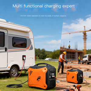 Générateur silencieux à inverseur 80A avec démarrage automatique pour camion/camping-car/tracteur - Alimentation mobile 60Hz et charge rapide de batterie - Product Image 5