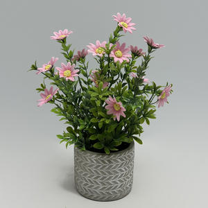 Bouquet de marguerites artificielles petites marguerites blanches pour mariage décor à la maison Table Arrangement de fleurs salon salle à manger centres de table - Product Image 5