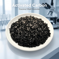 Charbon actif, charbon actif à base de coque de noix de coco en poudre granulaire pour le traitement de l'eau et la purification de l'air