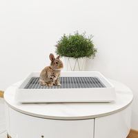 Lapin toilette chinchilla cobaye spécial urinoir pot grande collection d'urine fournitures de nettoyage chat et chien nettoyage toilette