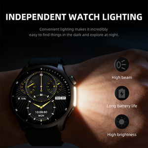 Nouvelle montre connectée HW18 PRO+ avec <span class=keywords><strong>3</strong></span> bracelets, lampe <span class=keywords><strong>de</strong></span> poche, ChatGPT, NFC, suivi <span class=keywords><strong>de</strong></span> la fréquence cardiaque, suivi <span class=keywords><strong>de</strong></span> la santé, suivi sportif, montres connectées - Product Image 5