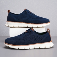 Chaussures décontractées pour hommes d'hiver, dessus en mesh, semelle intérieure en PVC, design respirant et léger, semelles antidérapantes, chaussures de sport, tendance mode