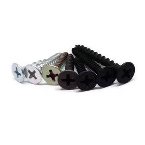 Venta al por mayor de hilo grueso fino cabeza de corneta fosfato negro buen precio tornillos de yeso para construcción interior y exterior - Product Image 4