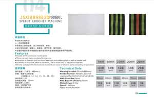 सबसे अच्छा बेच घरेलू Crocheting मशीन 889 B3 उच्च गति Crochet मशीन उत्पाद लोचदार Earloops बैंड - Product Image 3