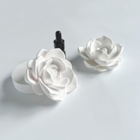 Diffuseur de parfum solide écologique de haute qualité, pierre de plâtre aromathérapeutique en forme de fleur