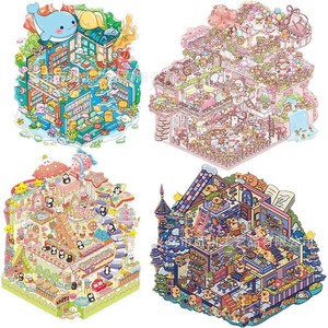 Nuovo Adesivo Murale Fai-<span class=keywords><strong>da</strong></span>-Te Ecologico, Decorazione Festiva Coreana 3D, Materiale PVC Educativo Senza Bisogno di Taglio - Product Image 3