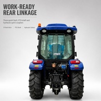 Tracteur robuste 4x4 avec chargeur frontal et commande par joystick, 100 CV, en stock pour les fermes d'Afrique de l'Ouest