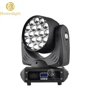 Homei Fabrikdirektverkauf MAC Aura 19-teilig 15 W 4-in-1 RGBW LED-Zoomstrahler Bewegliche Kopfbeleuchtung