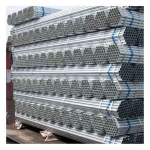 Tubo de Acero Galvanizado ASTM A53 Q195 Q235 de 1-1/2" 1-1/4" Sch80, Tubo de Acero GI Galvanizado en Caliente - Product Image 5