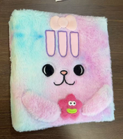 Cahier de Notes Kawaii pour Filles, Carnet de Notes en Peluche, Doux, Moelleux, Reliure Personnalisée, Cadeau pour Enfant