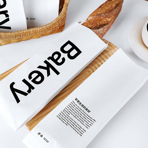 Vente en gros d'inventaire pochette d'emballage écologique étanche à l'huile pour pain grillé de boulangerie sac en plastique avec fenêtre en <span class=keywords><strong>papier</strong></span> kraft - Product Image 1