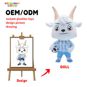 Songshan jouets OEM ODM Anime <span class=keywords><strong>dessin</strong></span> <span class=keywords><strong>animé</strong></span> personnalisé en peluche poupées célébrité mascotte poupée Festival cadeaux prix peluche jouet - Product Image 4