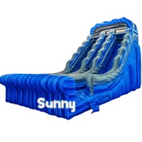 Tobogán Inflable Grande de Alta Calidad para Juegos de Verano al Aire Libre, Tobogán Acuático Inflable para Niños, Tobogán Divertido Inflable para Adultos