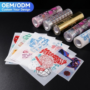 Etichette Adesive Decorative DTF 3D Personalizzate di Alta Qualità, Impermeabili, <span class=keywords><strong>per</strong></span> Stampa a Trasferimento su Tazze e Vestiti - Product Image 1