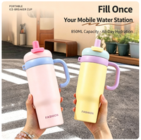 Nouvelle tasse isotherme élégante à haute capacité, résistante à la glace, en acier inoxydable 316, résistante aux chutes, tasse thermique portable