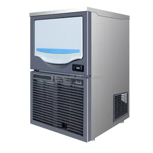 ICS-60商用制冰机600瓦风冷重型不锈钢60千克/24小时小型雪花制冰机