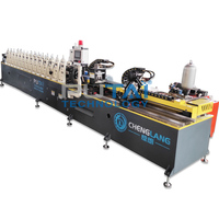 Mesin Pembentuk Profil Putai Ceiling Drywall C Stud U Track Channel Roll Forming untuk Pembuatan Profil UD CD CW UW